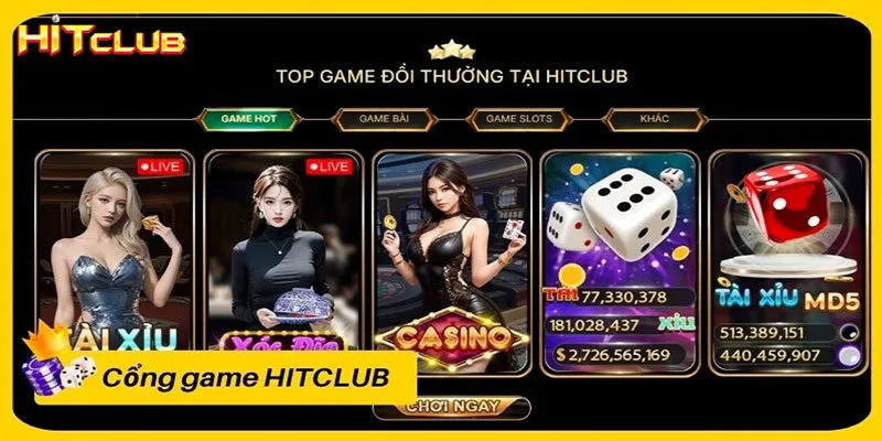 Khám phá kho game đỉnh cao Hitclub